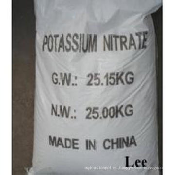 Nitrato de potasio en polvo de alta calidad en grado de fertilizantes